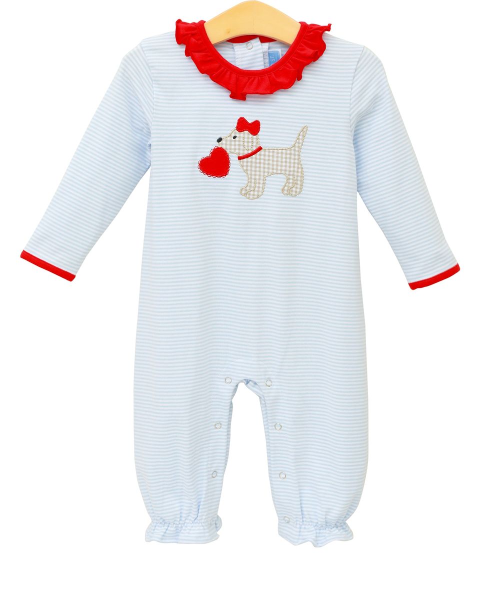 Puppy Love Ruffle Romper