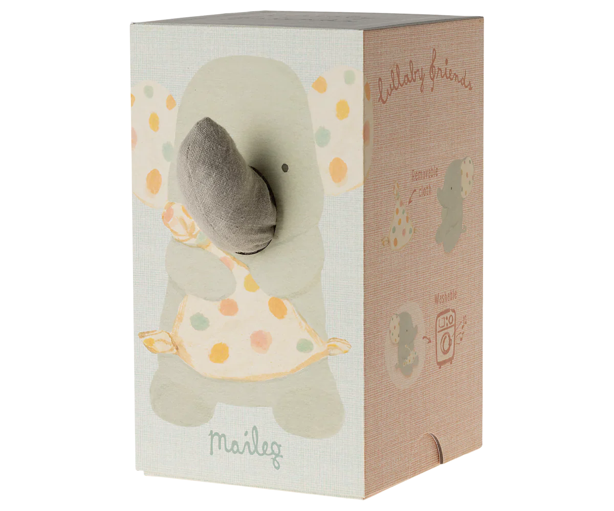 Maileg - Iron Grey Elephant Lullaby Friends