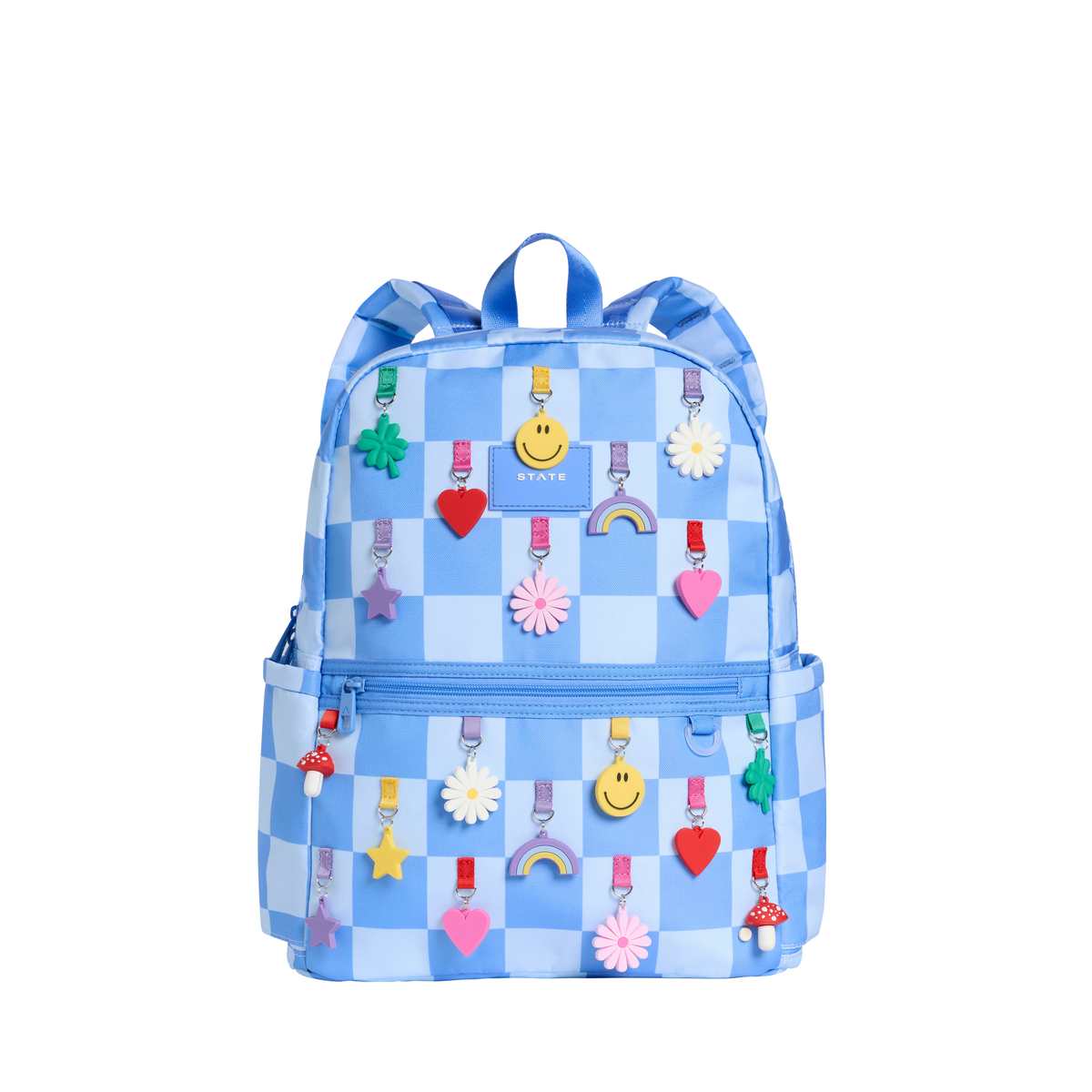 Charms Blue Check Kane Double Backpack