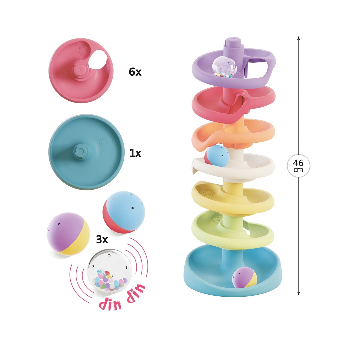 Spiral Tower Toy