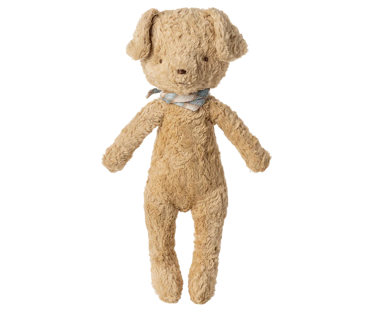 Dog, Vintage plush - Soft sand