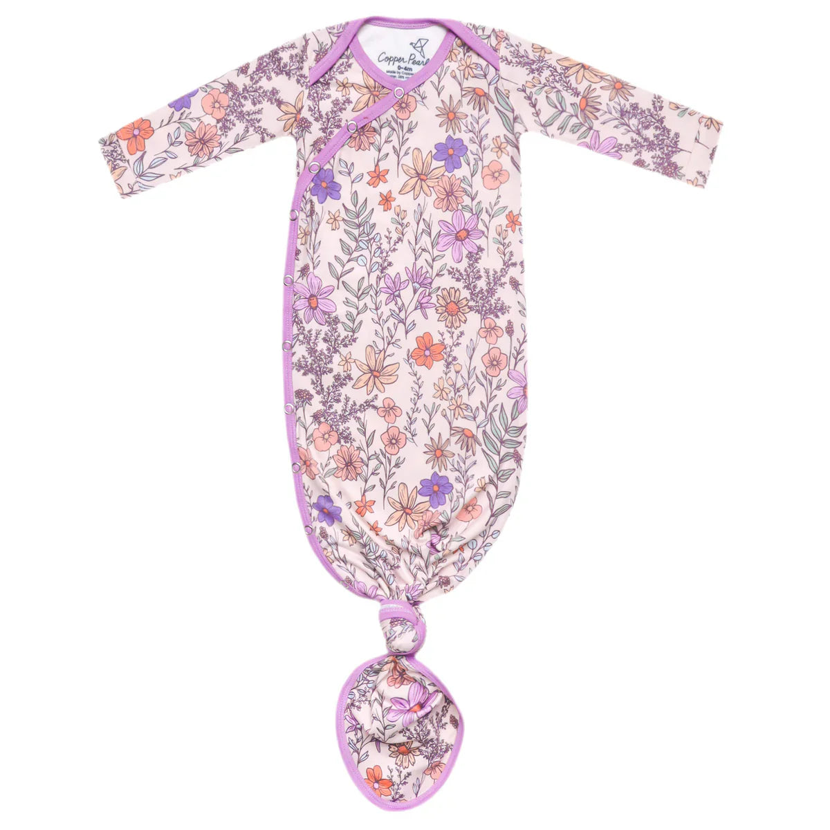Copper Pearl - Flora Newborn Knotted Gown
