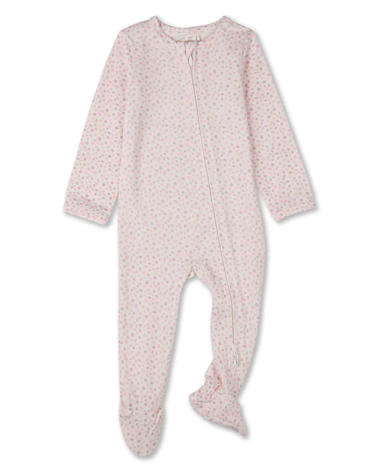 Pink Abstract Spots Footie