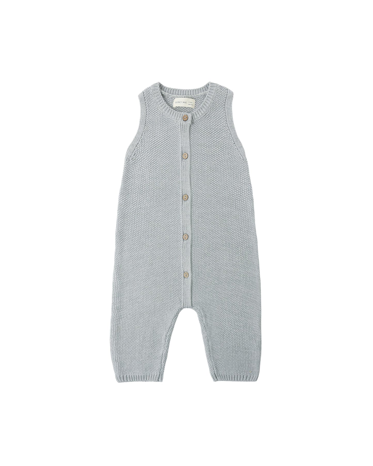 Heathered Sky Knit Jumpsuit