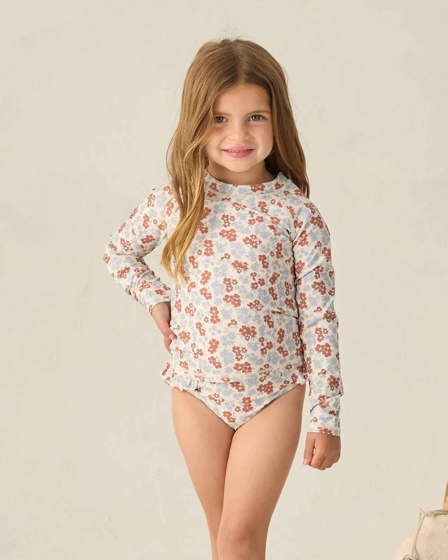 Americana Floral Maryn Rashguard Set