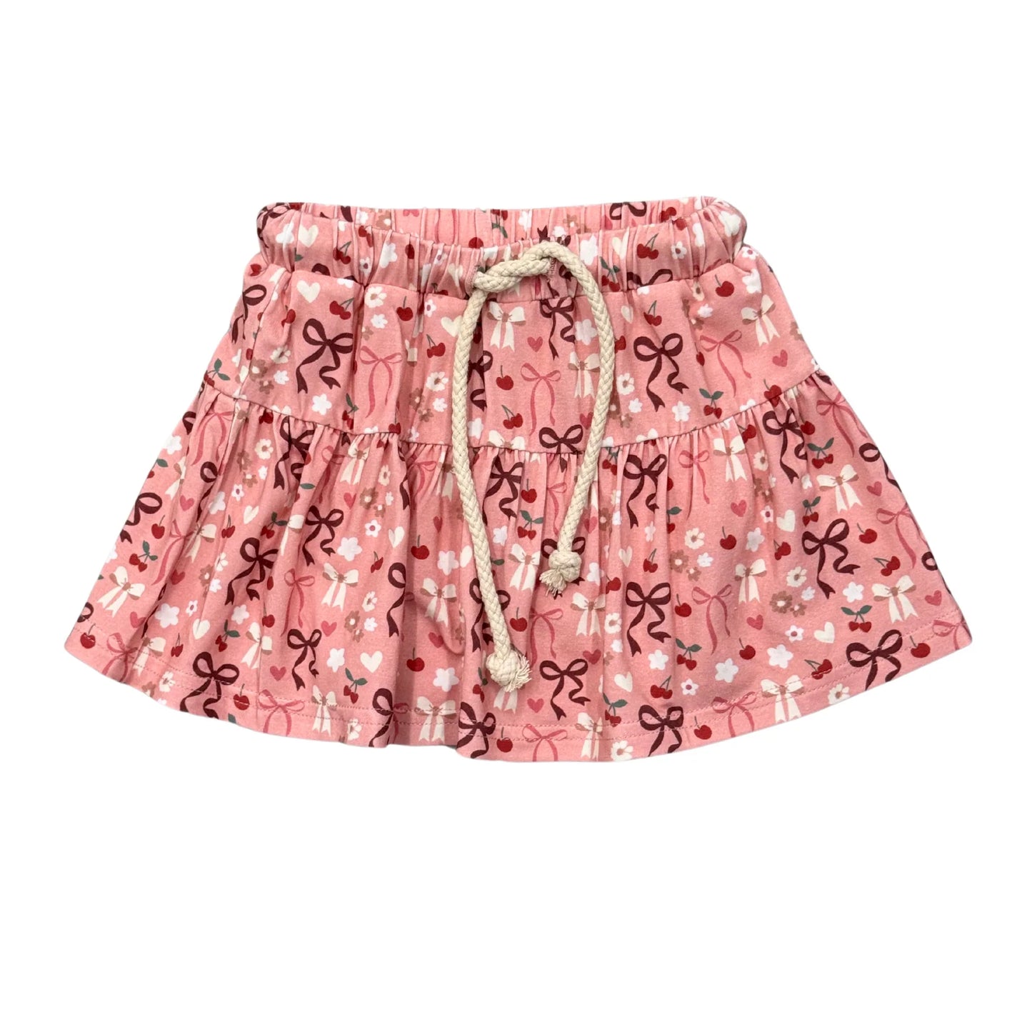 Cherry Hearts Skort