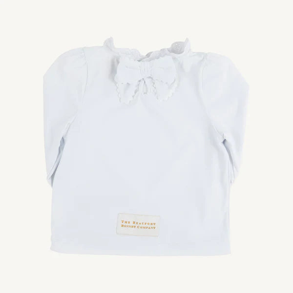 Worth Ave White Winnie's Wave Spotter Swim Shirt