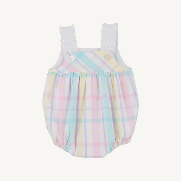 Brunch Plate Plaid with Worth Avenue White Babs Bubble
