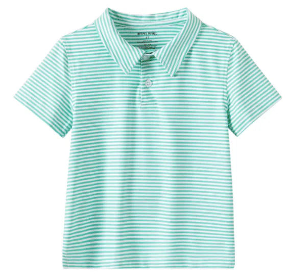 Carnival Glass & White Performance Polo