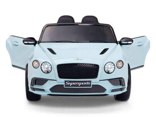 12V Bentley Continental Supersports Kids Electric Ride On Car with Remote - Blue