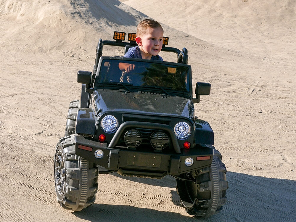 Kids 12V Battery Powered Ride On Truck with Big Wheels RC / Remote Control - Red