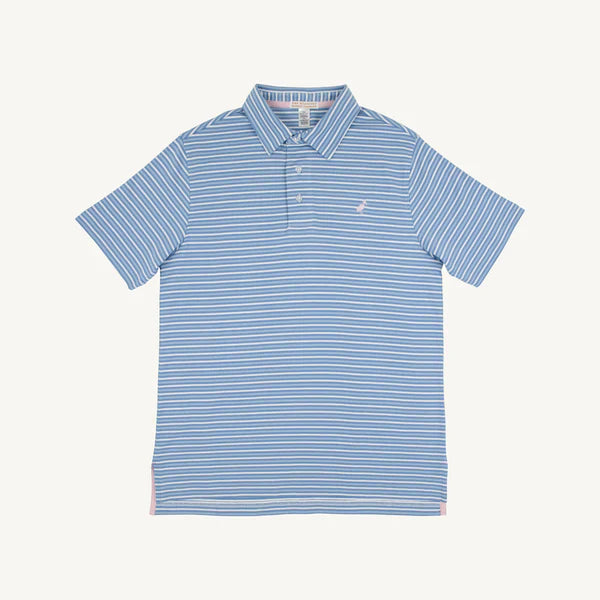 Sumner County Stripe Prim and Proper Polo SS-Pima