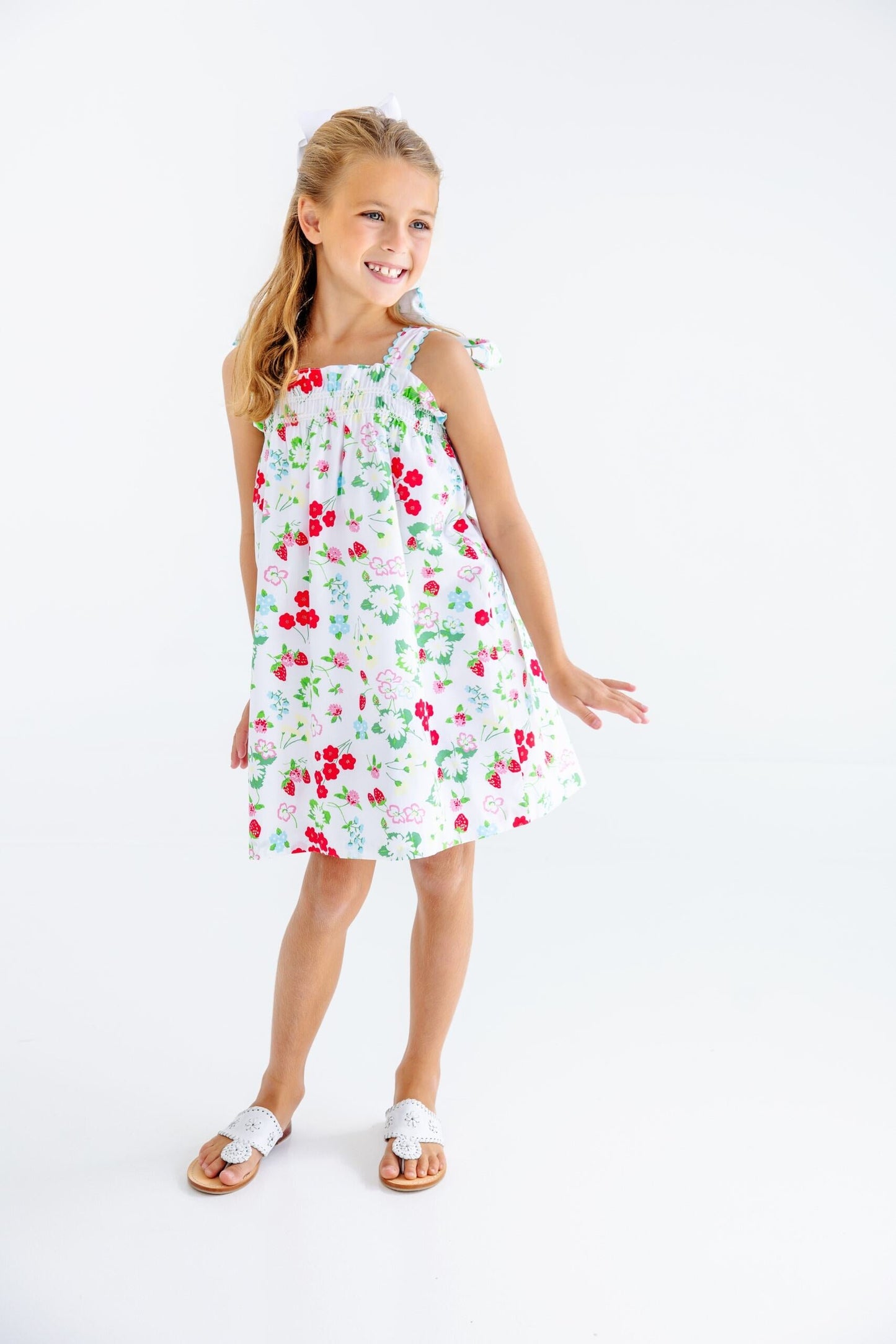Berry Sweet/Belhaven Blue Laineys Little Dress