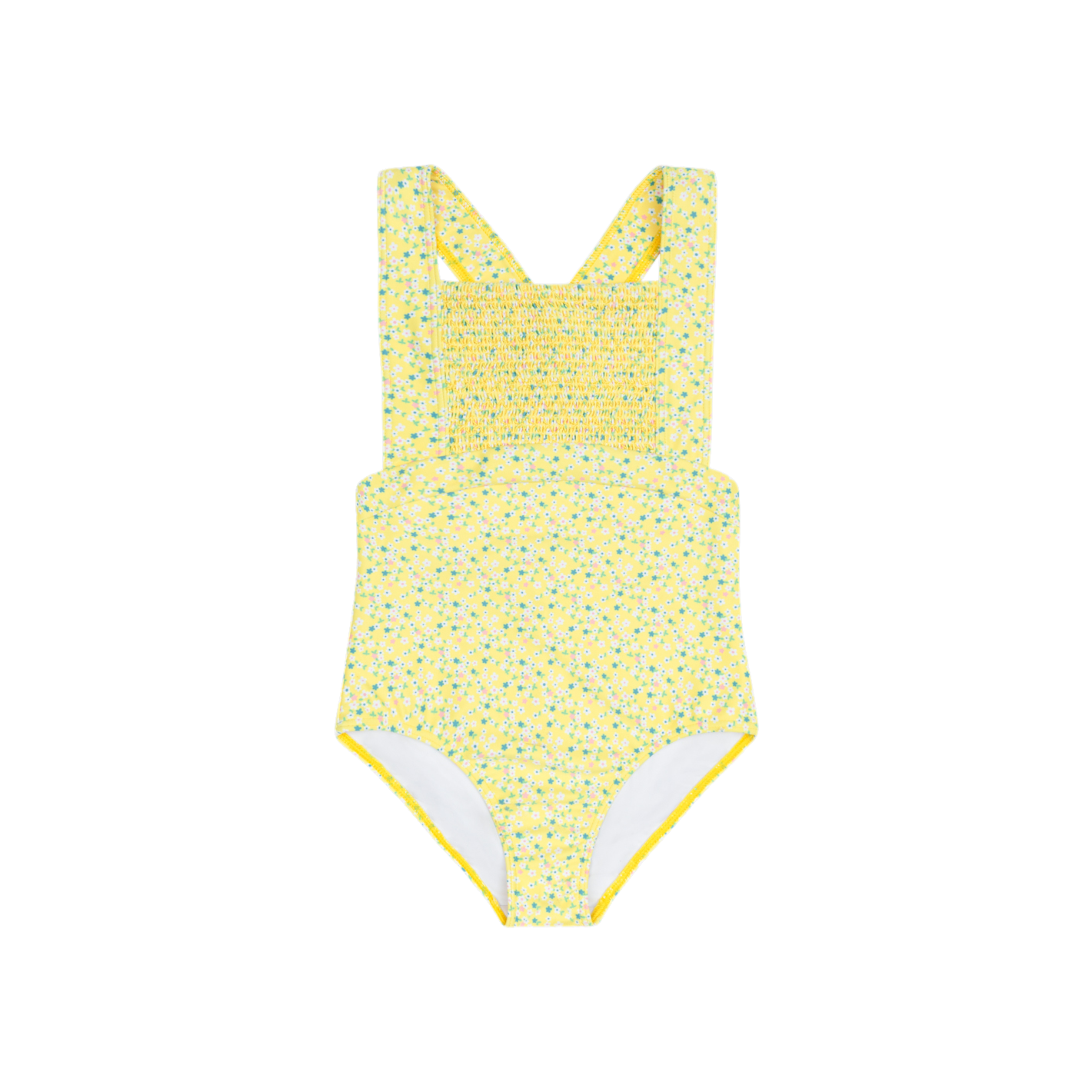 girls petite fleur diamond smocked one piece