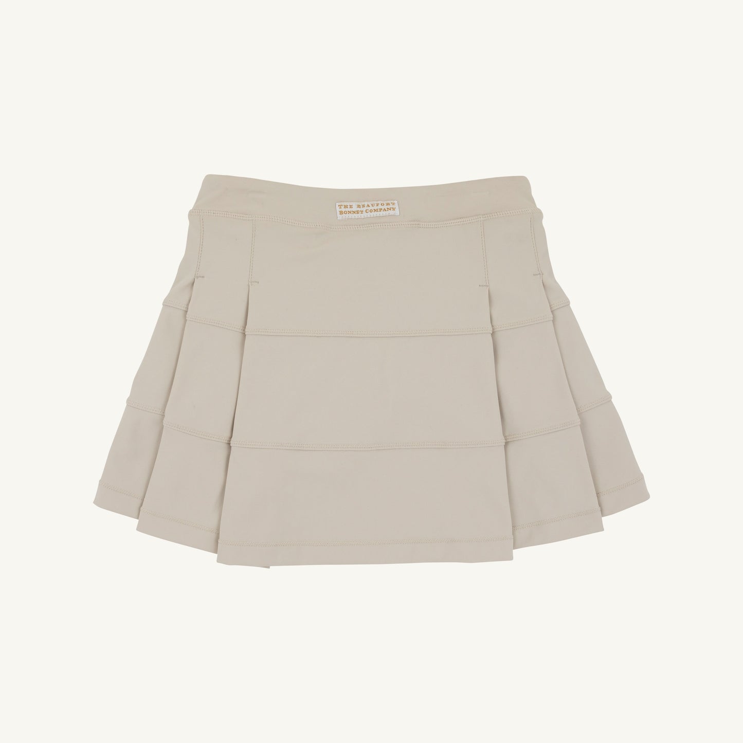 Keeneland Khaki/Palmetto Pearl PrepleticTM Prep School Skort
