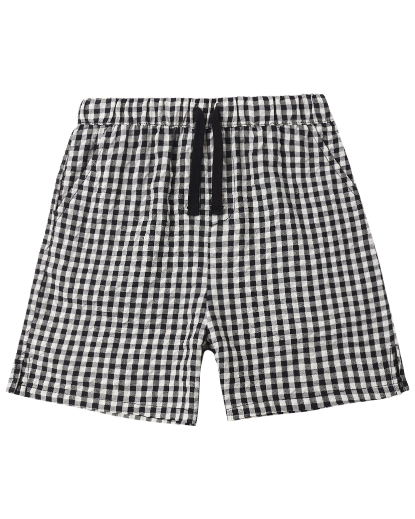 Black Check Perry Short