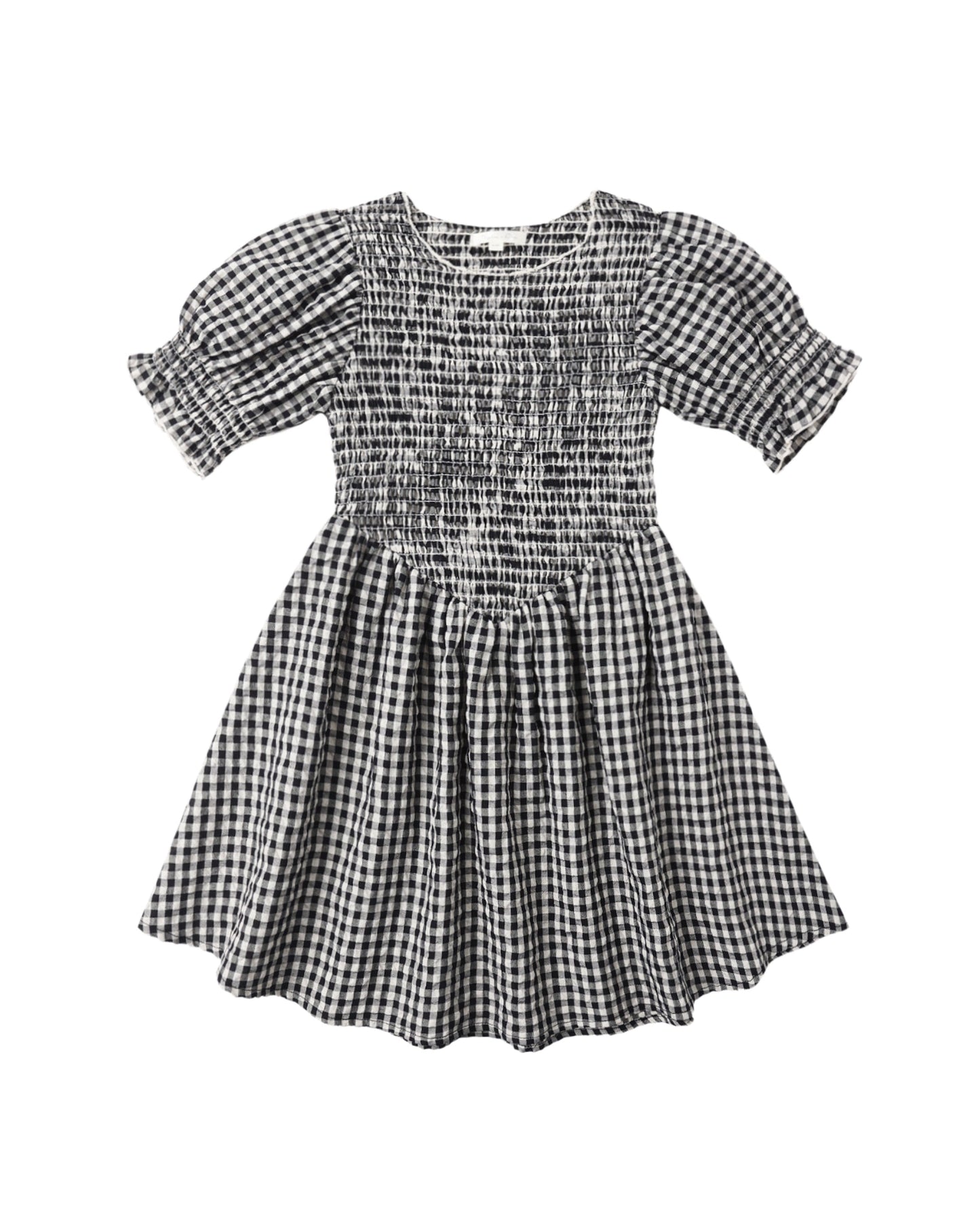 Black Check Louise Dress