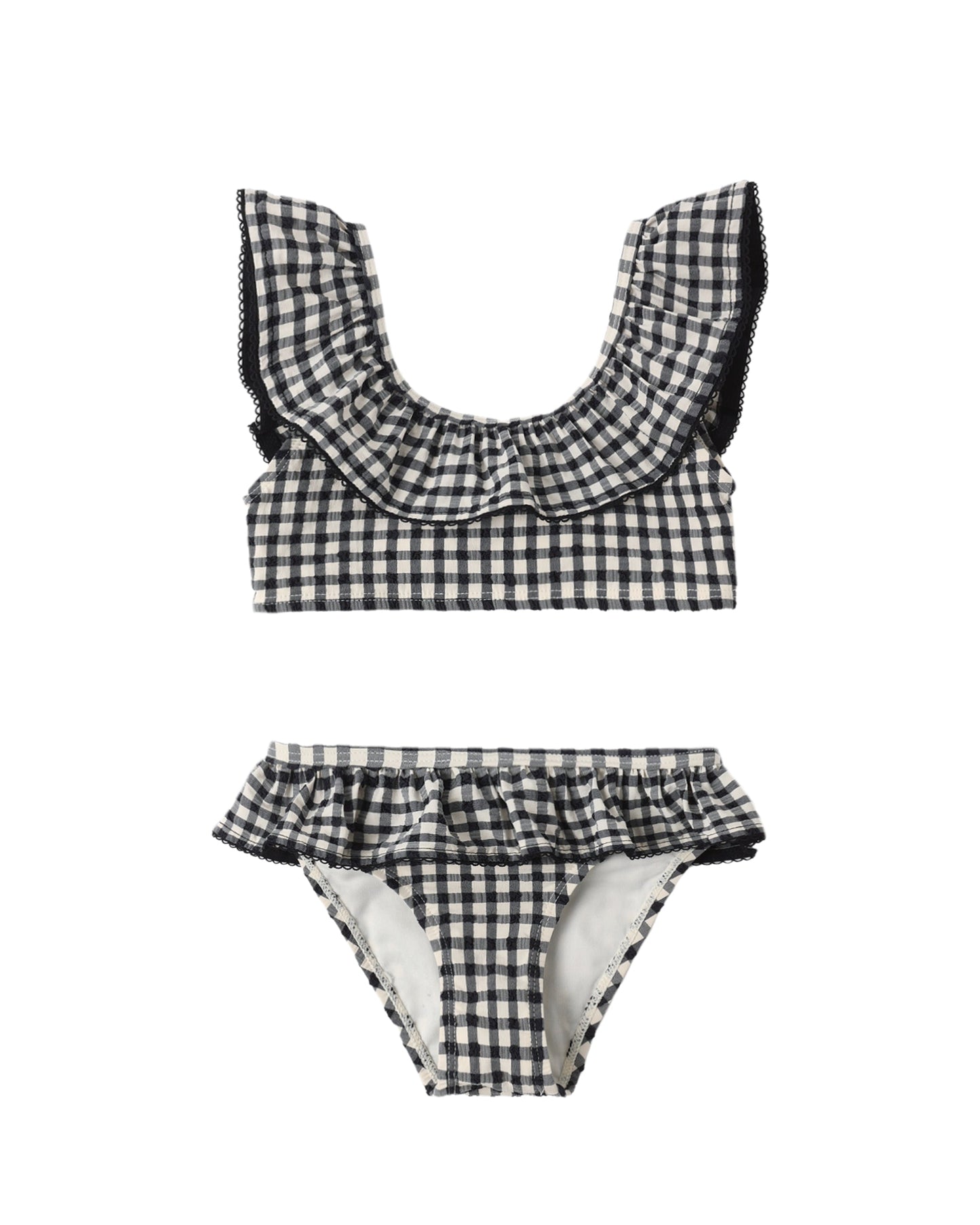 Black Check Margot Bikini