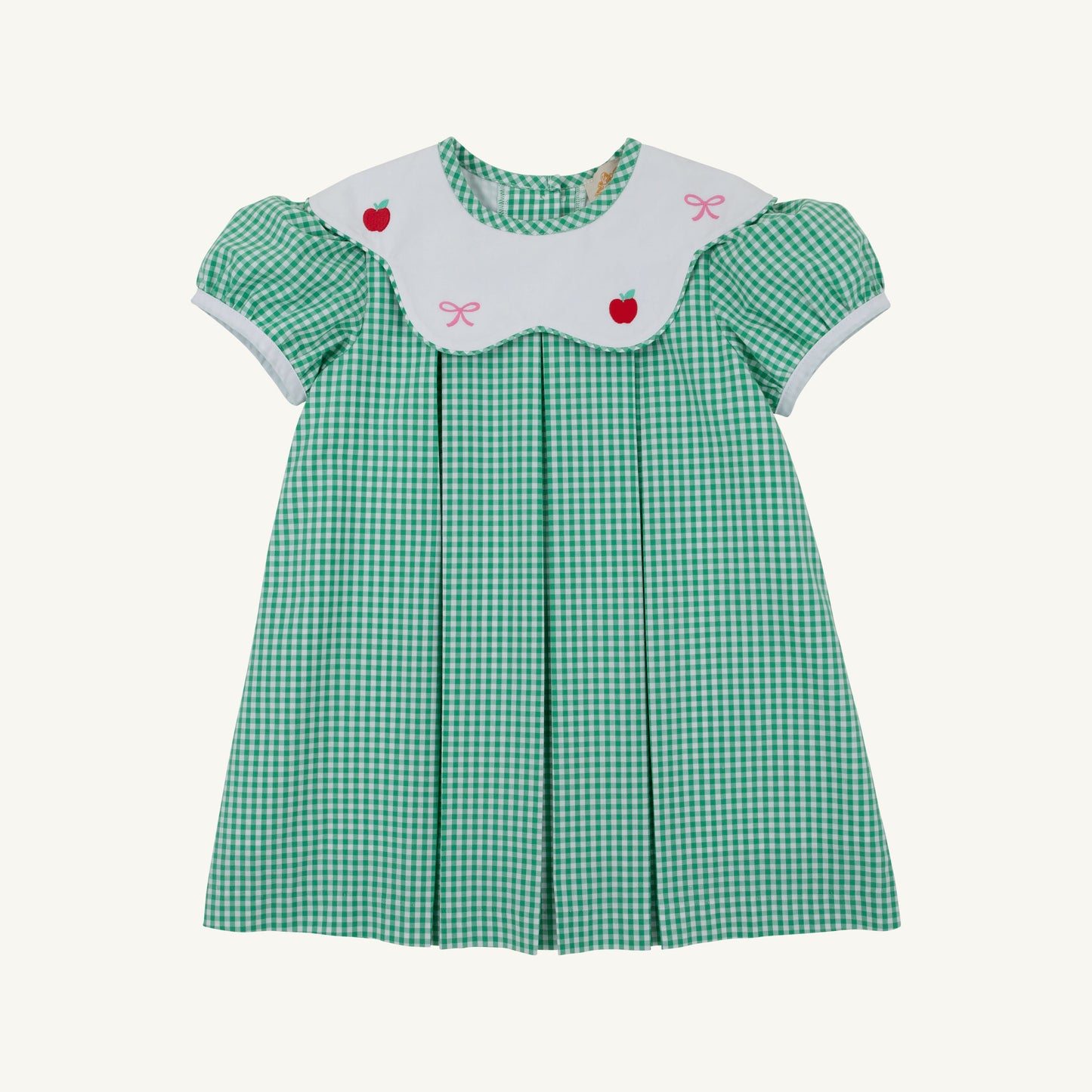 Gibson Island Green Mini Gingham Frenchy Frock