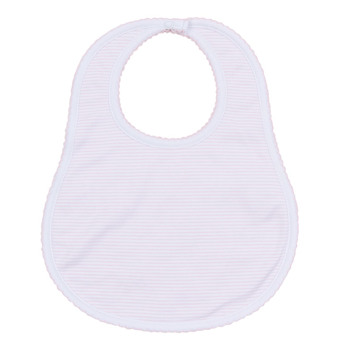 Mini Stripes Pink Bib