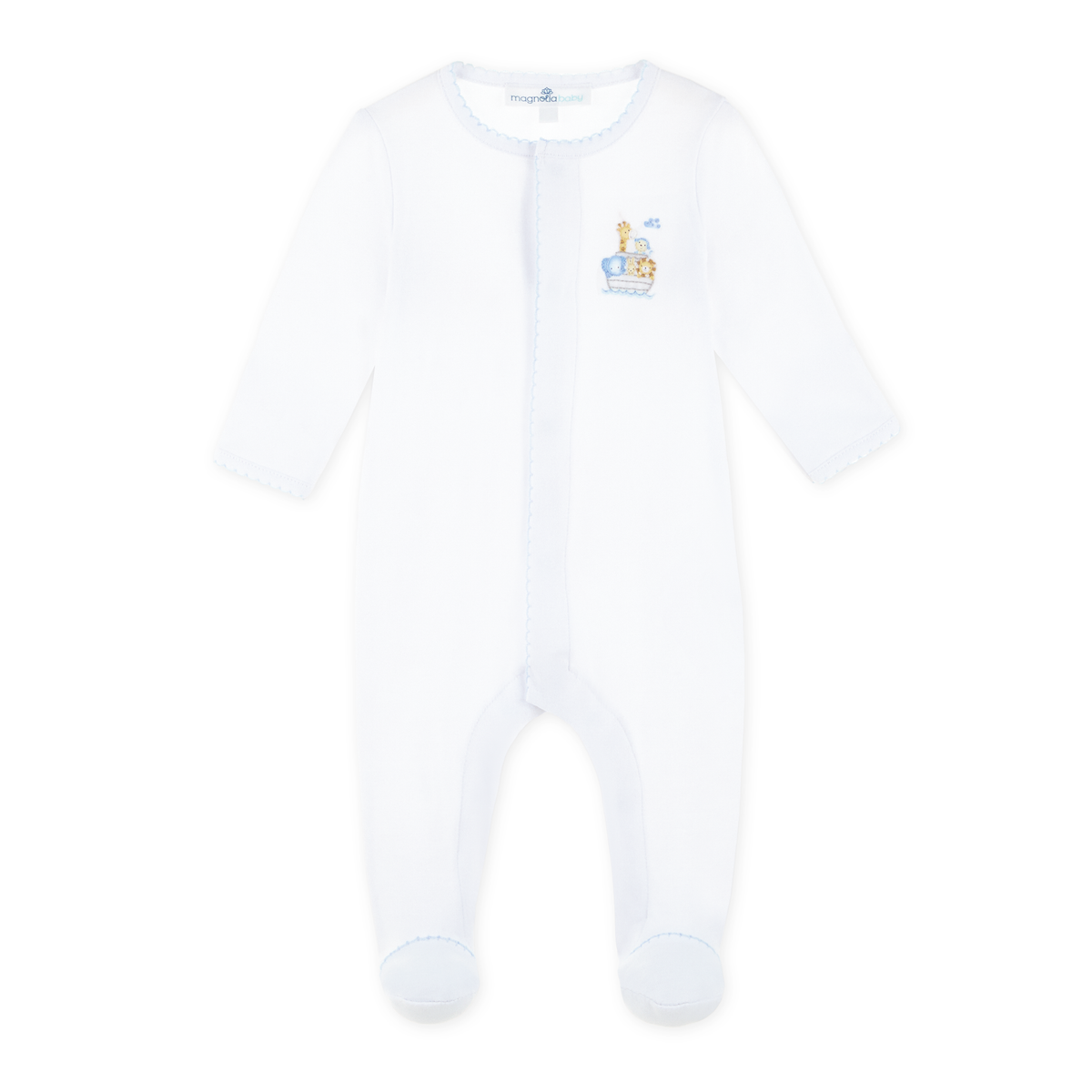 Noah's Ark Light Blue Footie