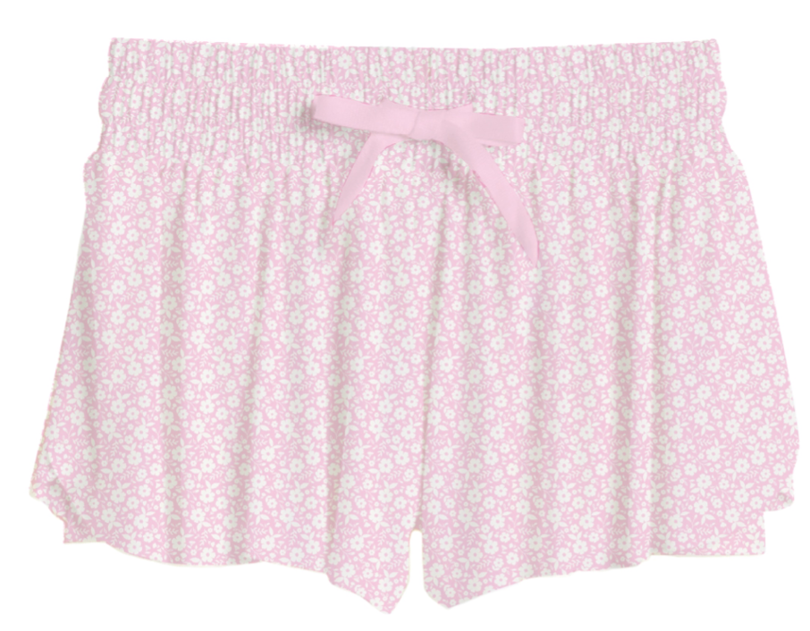 Pink Ditsy Daisy Fly Away Shorts