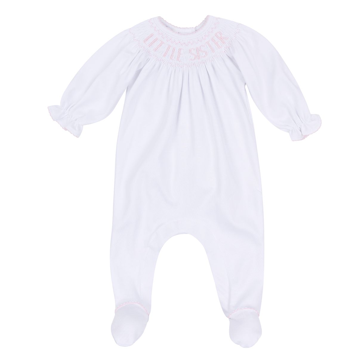 Pink Little Sister Bishop Footie