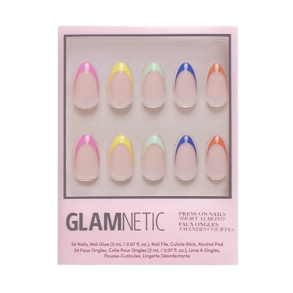 Sprinkles Press-On Nails | Short Almond | Bright Multicolor