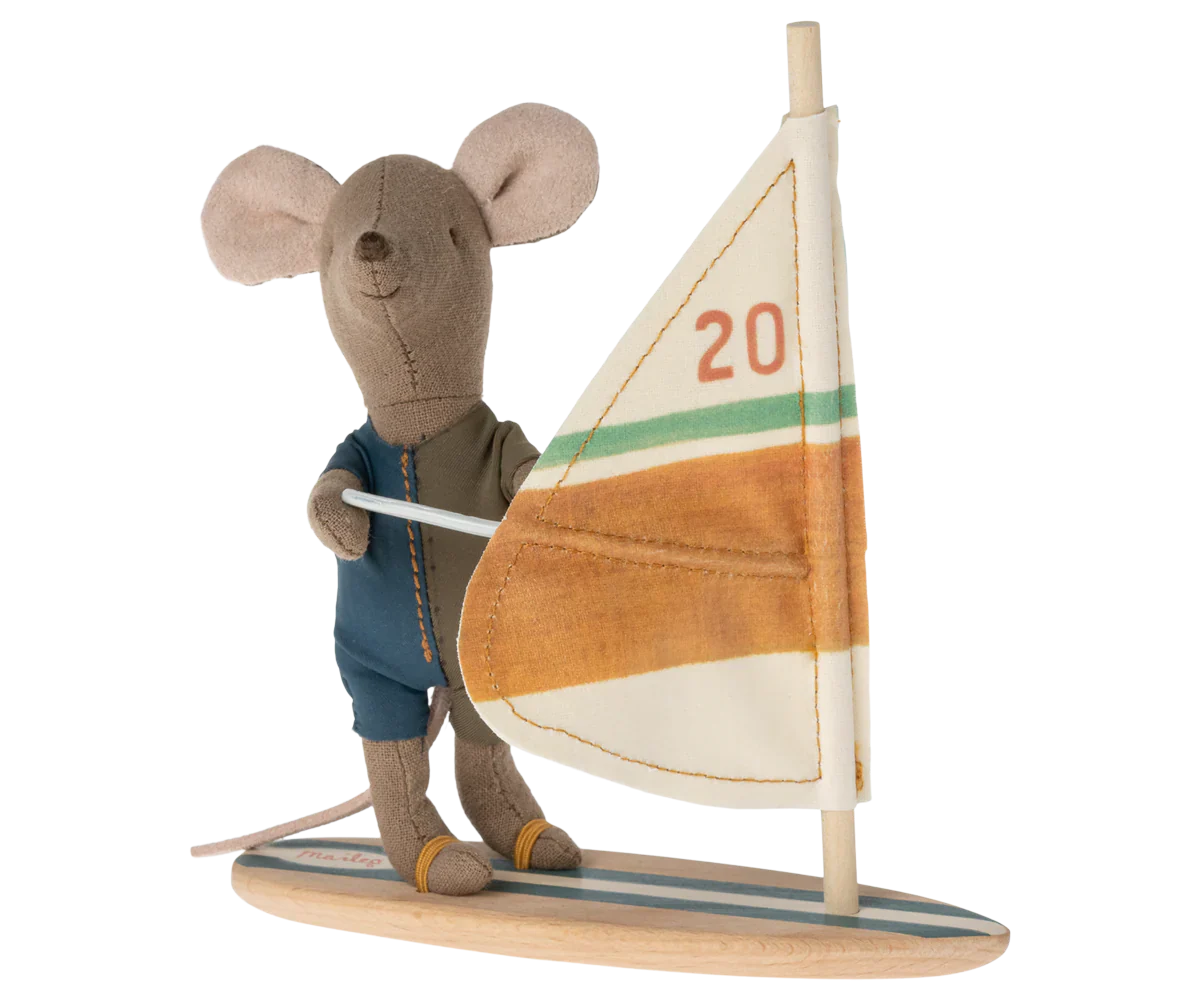 Maileg - Beach Mice, Surfer Little Brother