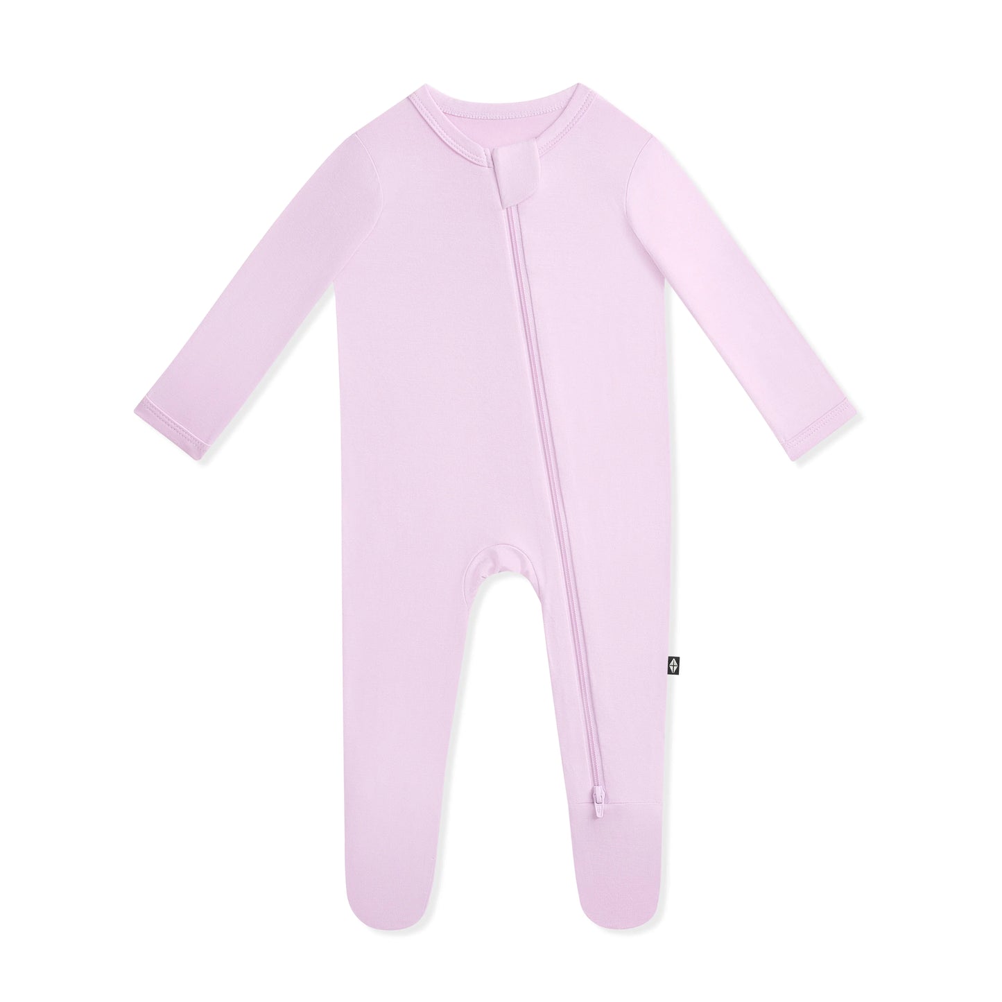 Zippered Footie in Thistle