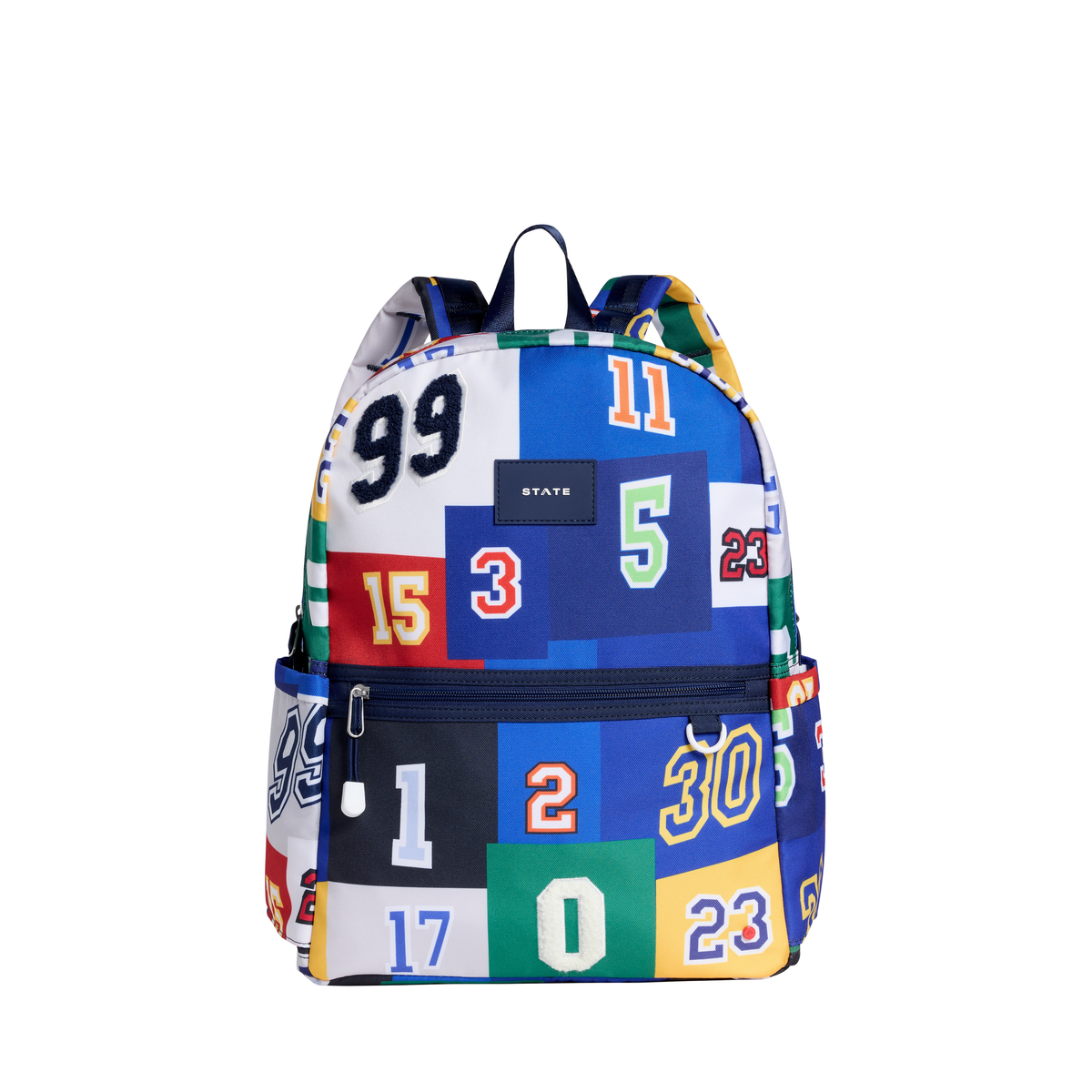 Varsity Numbers Kane Double Pocket Backpack