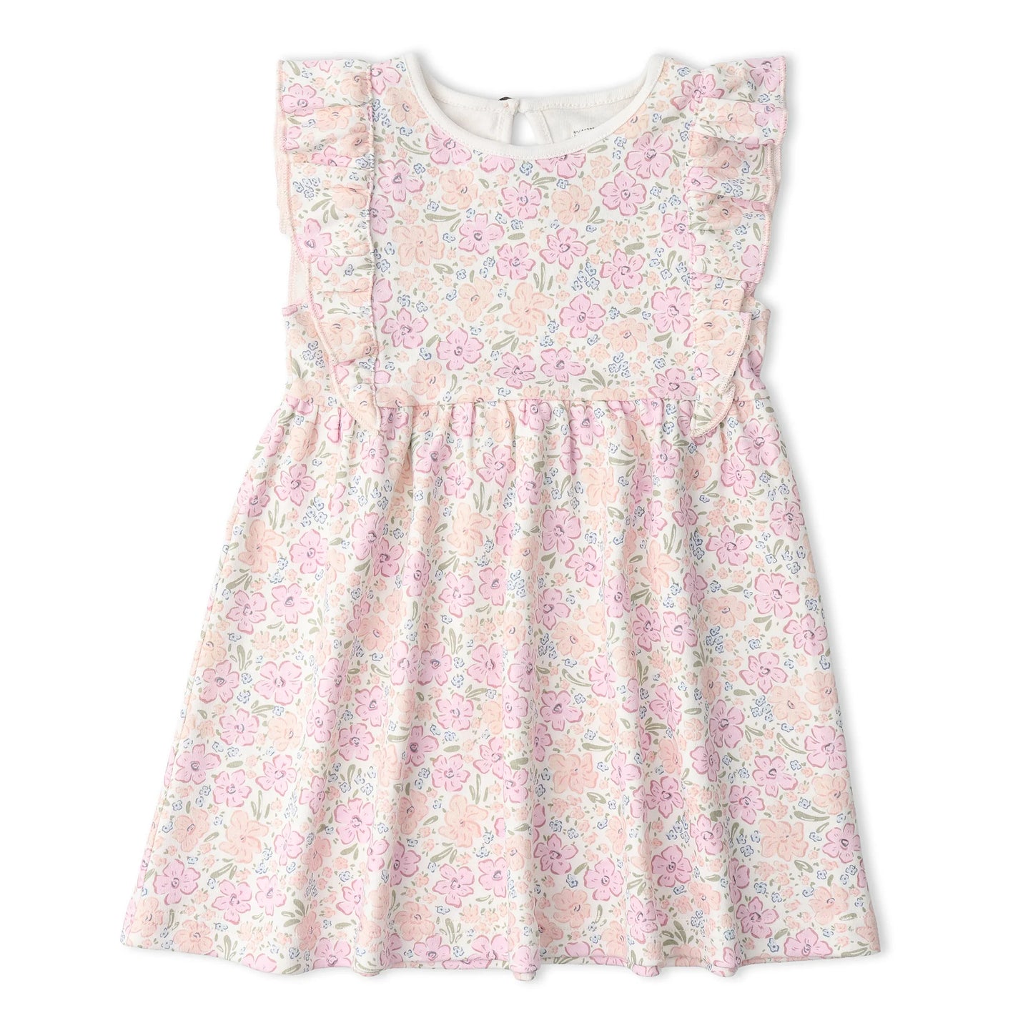 Peony Organic Flutter Dress