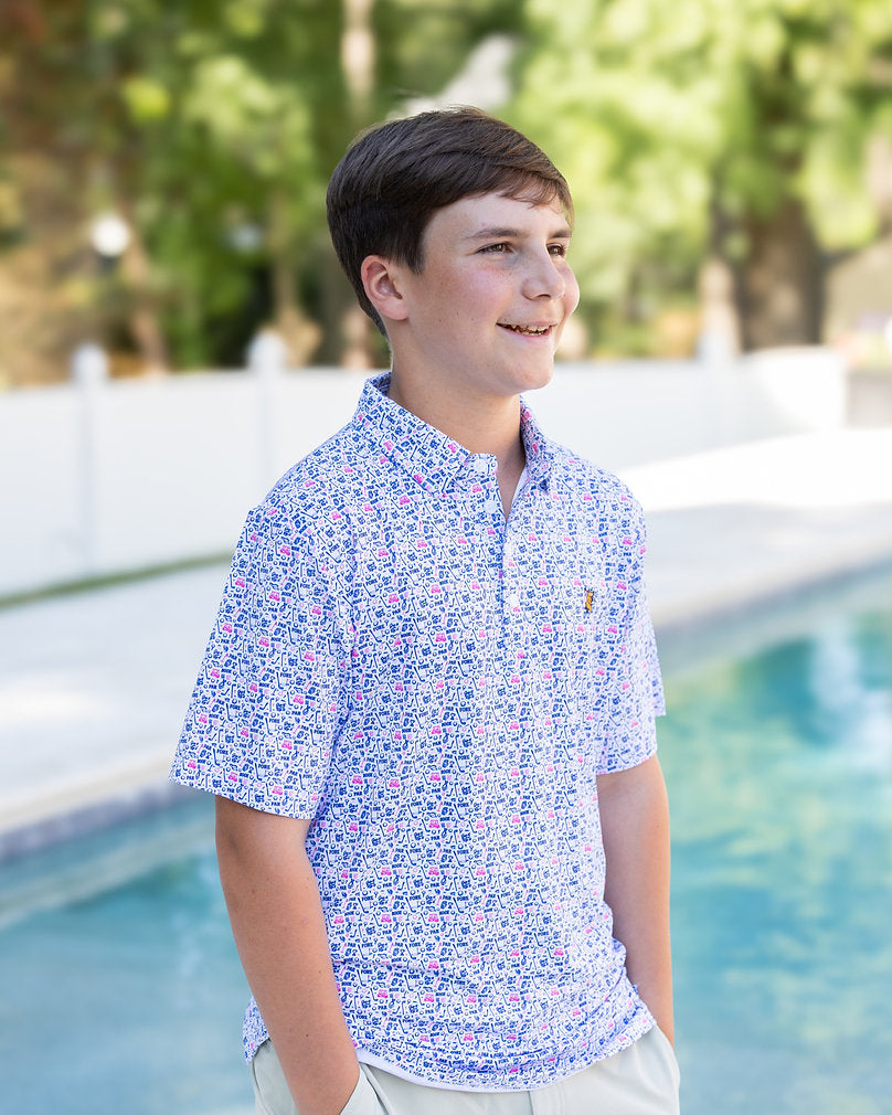 Youth Tally Polo