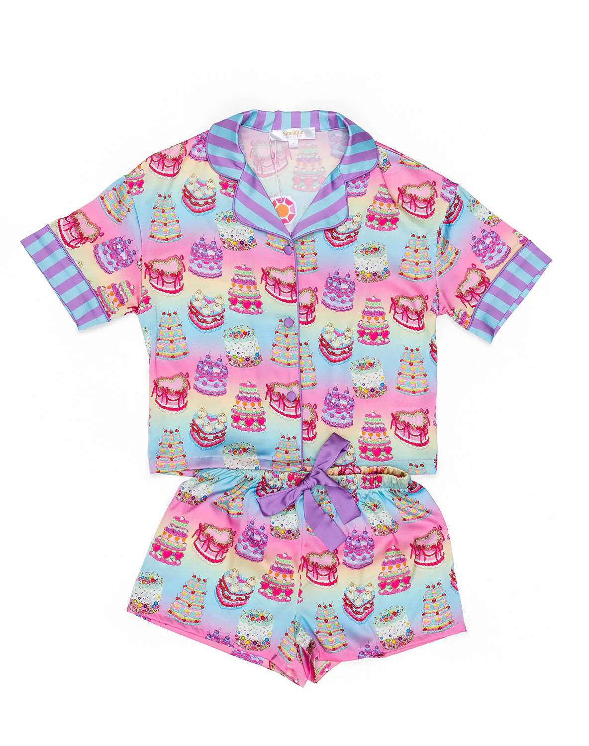 Its My Party Short Sleeve Short Set