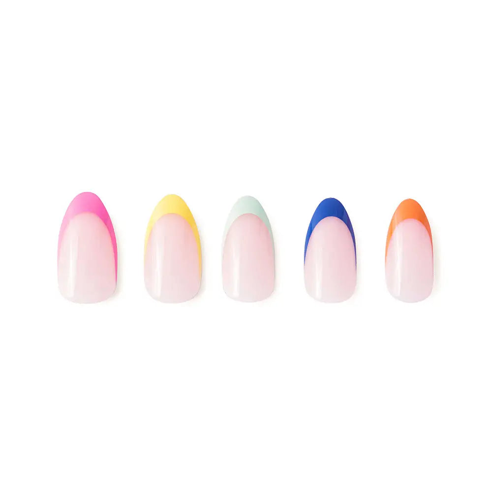 Sprinkles Press-On Nails | Short Almond | Bright Multicolor
