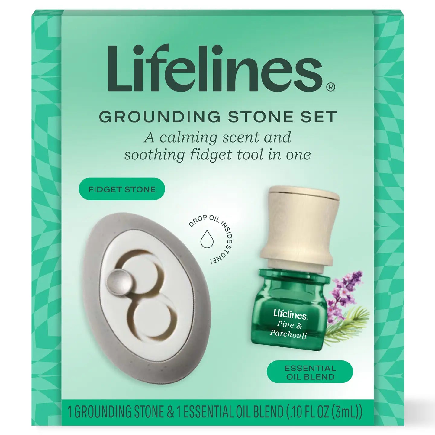 Grounding Stone Set -Pine & Patchouli