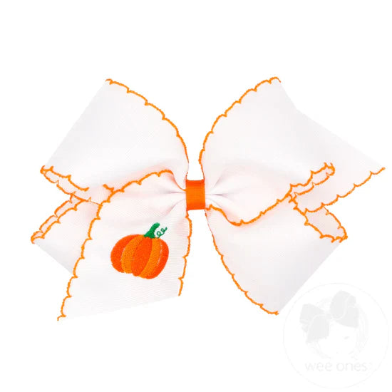 Wee Ones - King Moonstitch Embroidered Bow