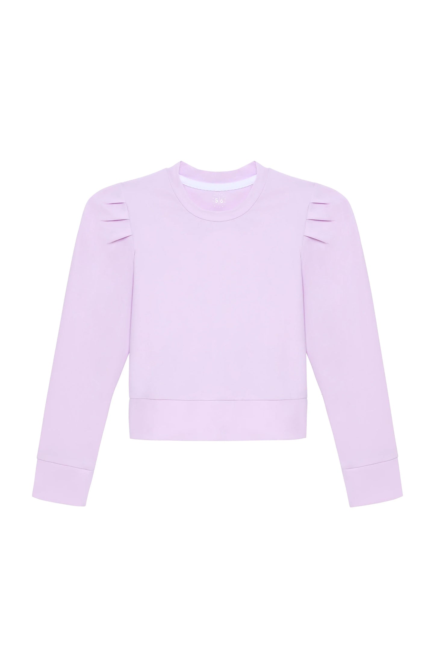 Lavender Ruffle Pullover