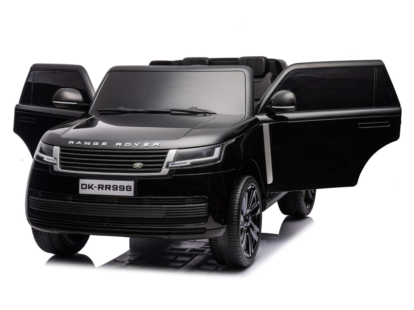 24V Land Rover Kids Electric Ride On SUV with Remote Control - Black