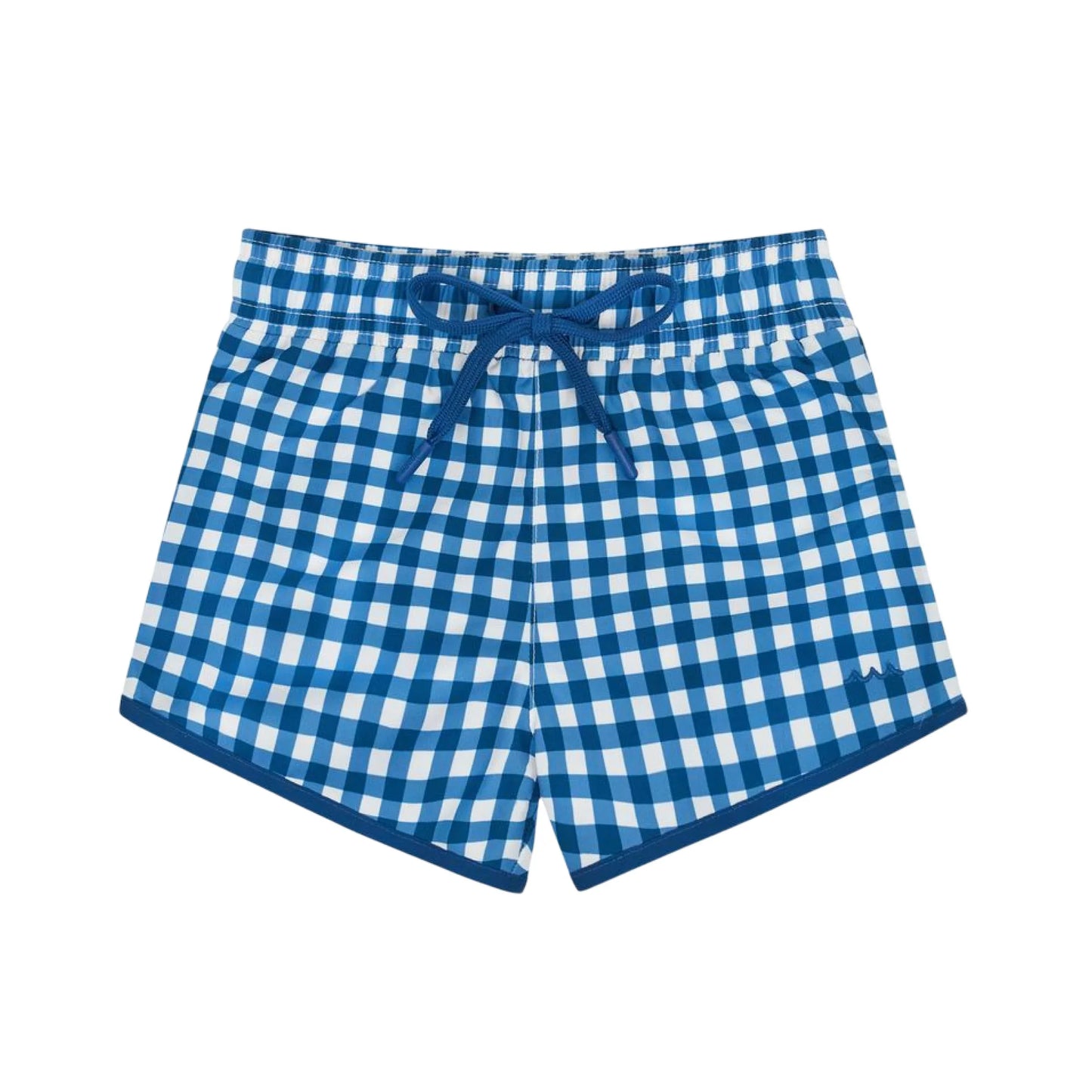 boys navy gingham boardie