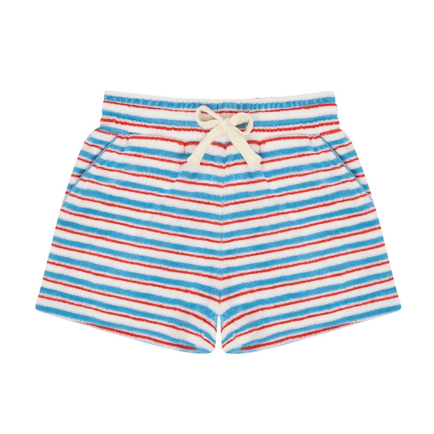 boys stripe french terry short