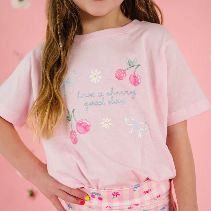 Ballet Cherry Good Day Short Sleeve T-Shirt