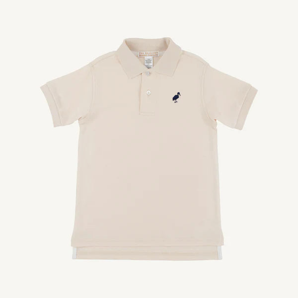 Osprey Oatmeal with Nantucket Navy Stork Prim & Proper Polo