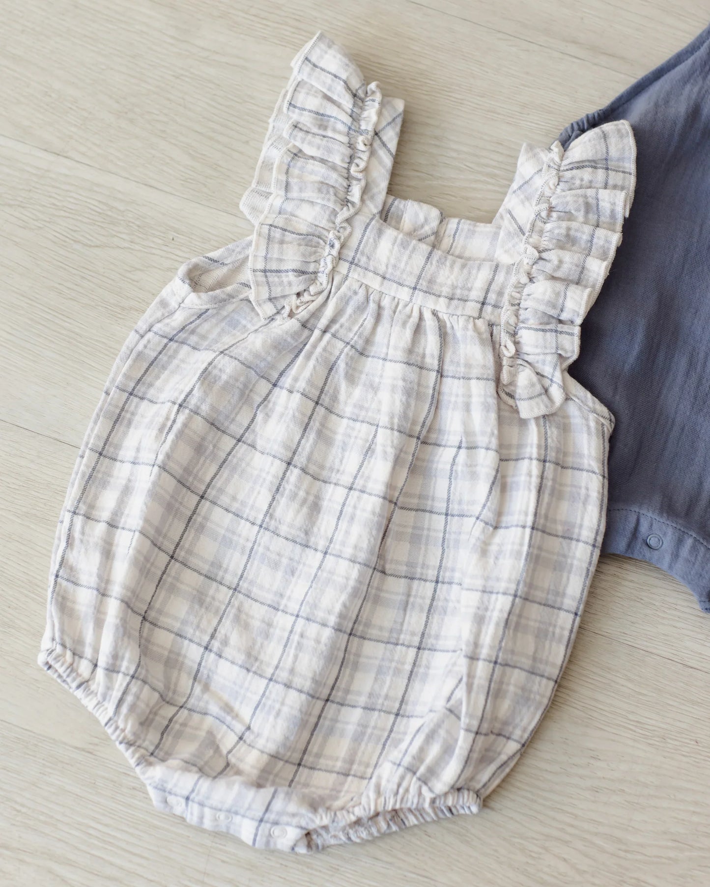 Blue Plaid Maya Romper