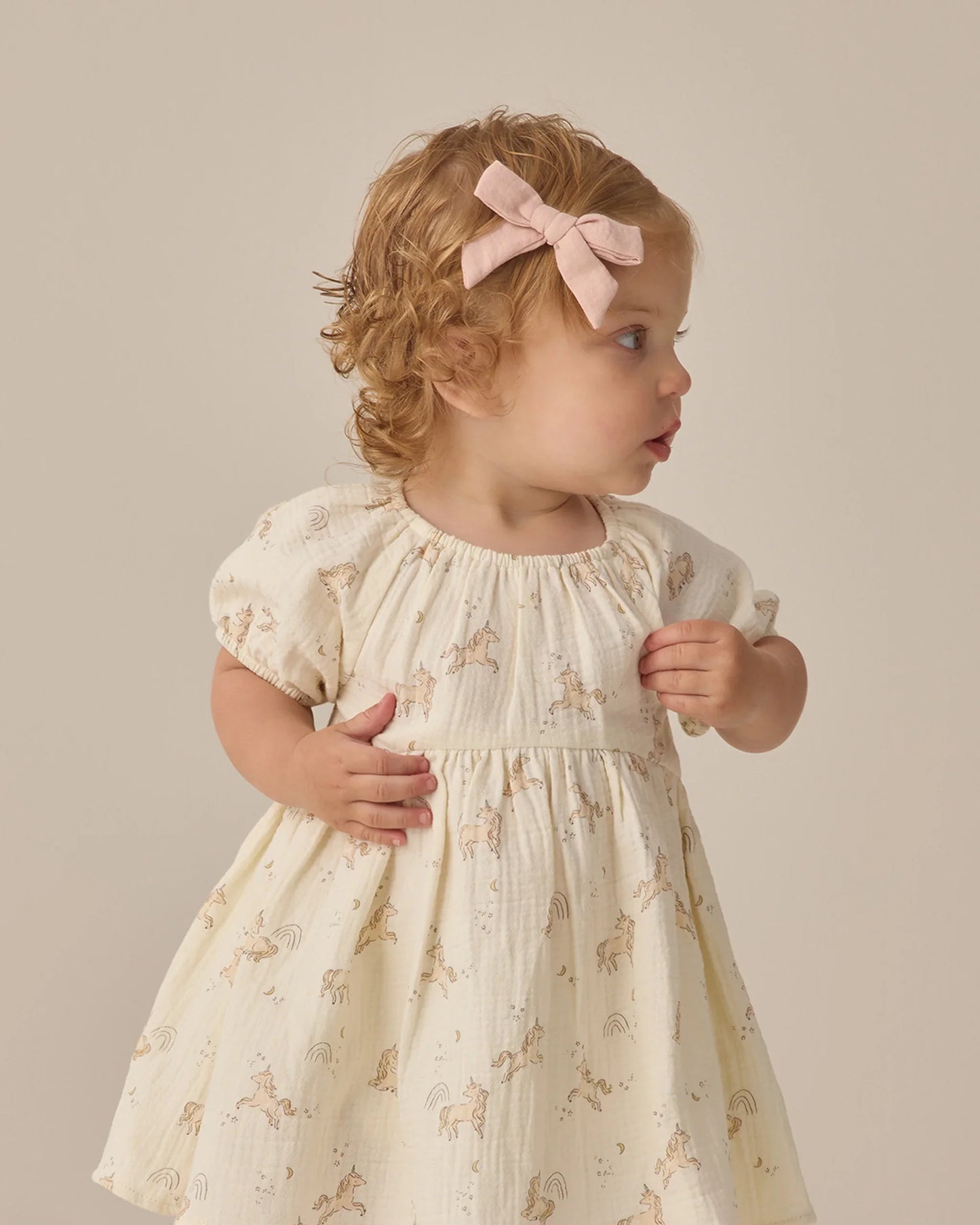 Sky,Blush,Poppy Bow w Clip Set of 3