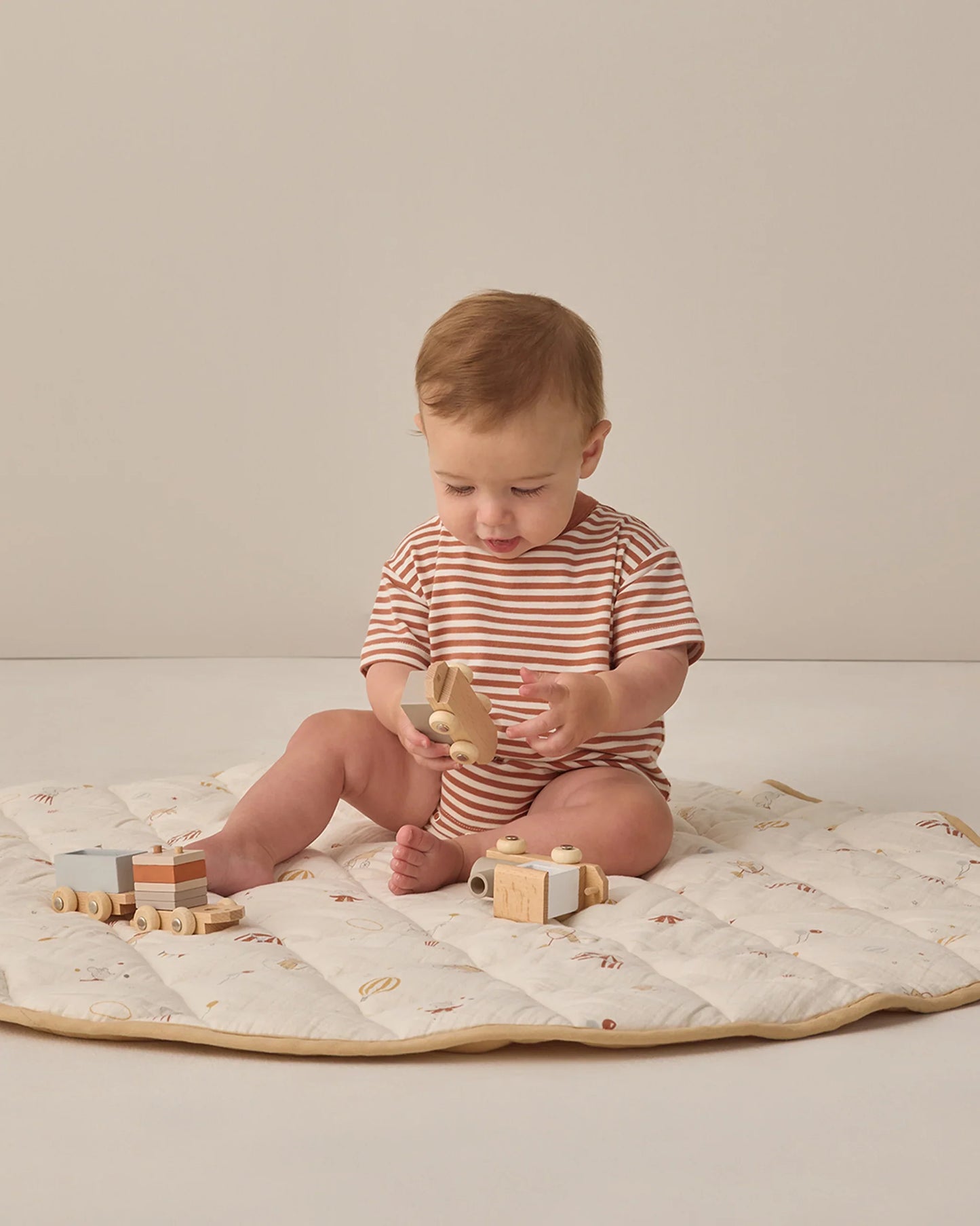 Poppy Stripe Relaxed Bubble Romper