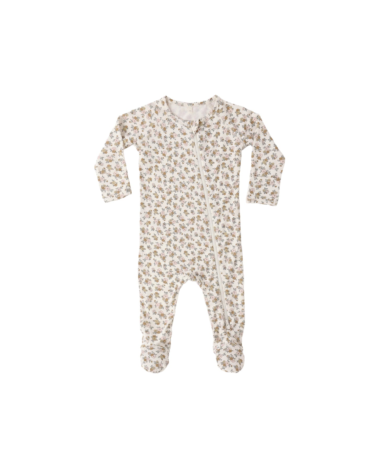 Wildflower Bamboo Zip Footie