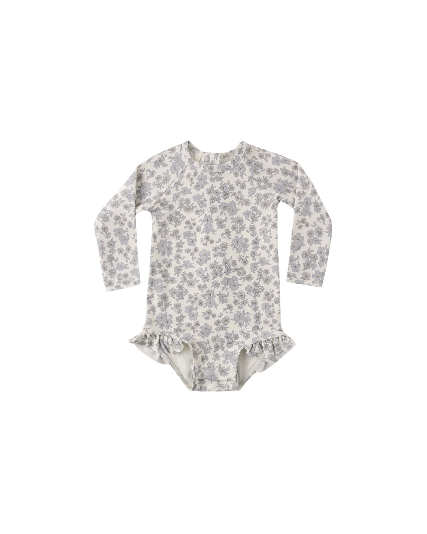 Blue Floral Olivia Rashguard One Piece