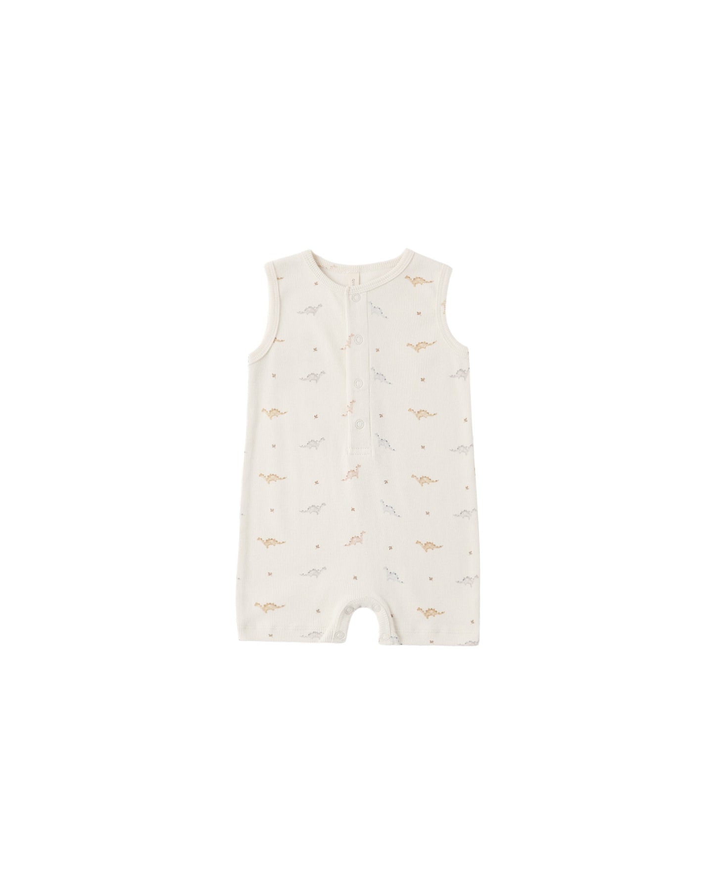 Dinos Ribbed Henley Romper