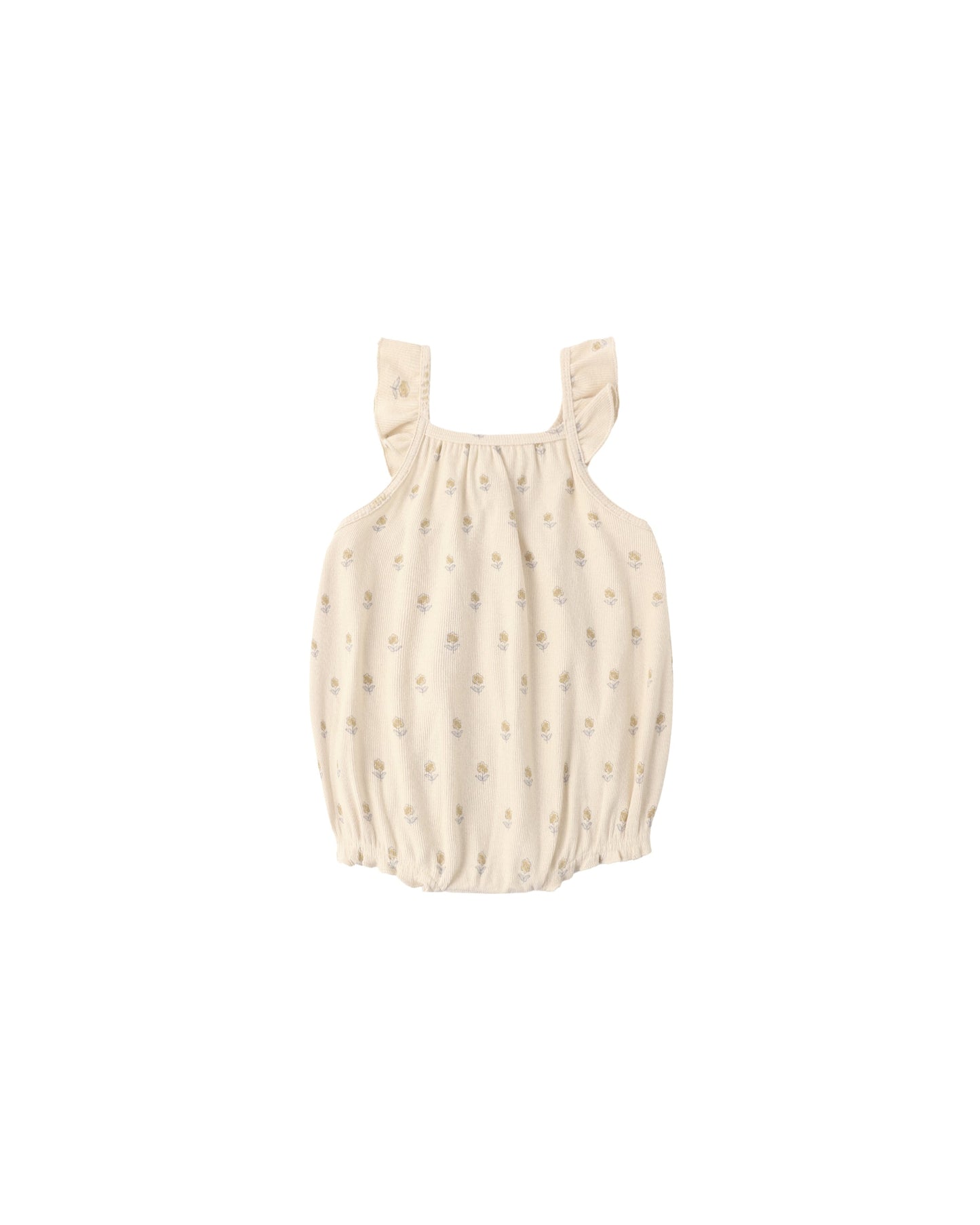 Buttercup Ribbed Ruffle Romper